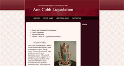 Desktop Screenshot of cobbauctions.com