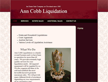 Tablet Screenshot of cobbauctions.com